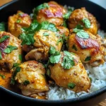 Baked Coconut Chili Chicken Thighs