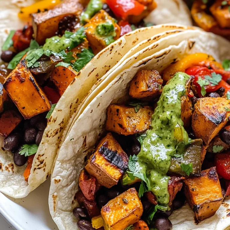Black Bean Sweet Potato Tacos Recipe