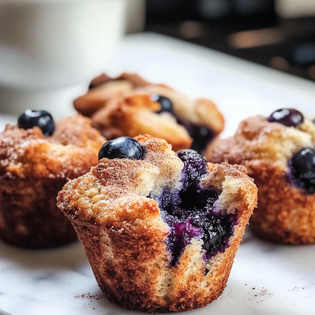 Blueberry Monkey Bread Muffins