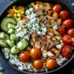 Chicken Tzatziki Bowls