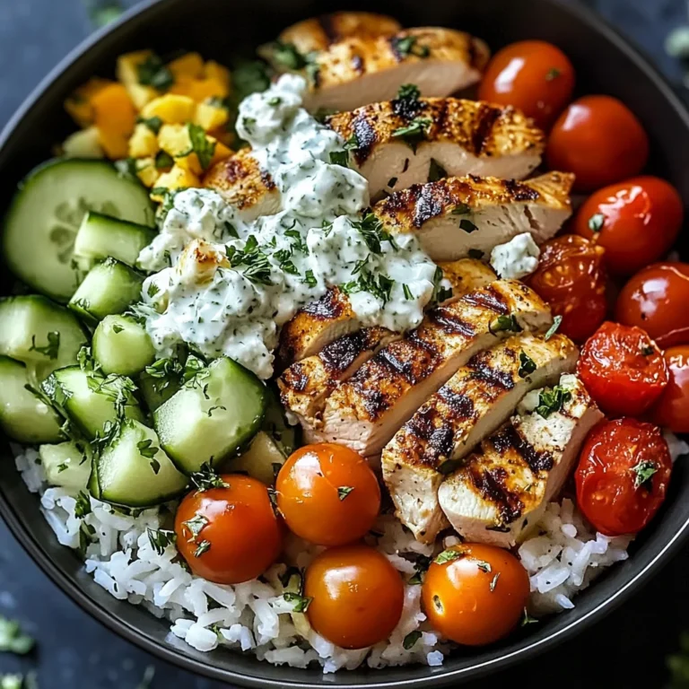 Chicken Tzatziki Bowls