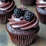 Dark Chocolate Blackberry Cupcakes: Indulge in a Decadent Dessert Delight