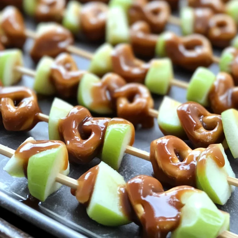Easy Caramel Apple Bites