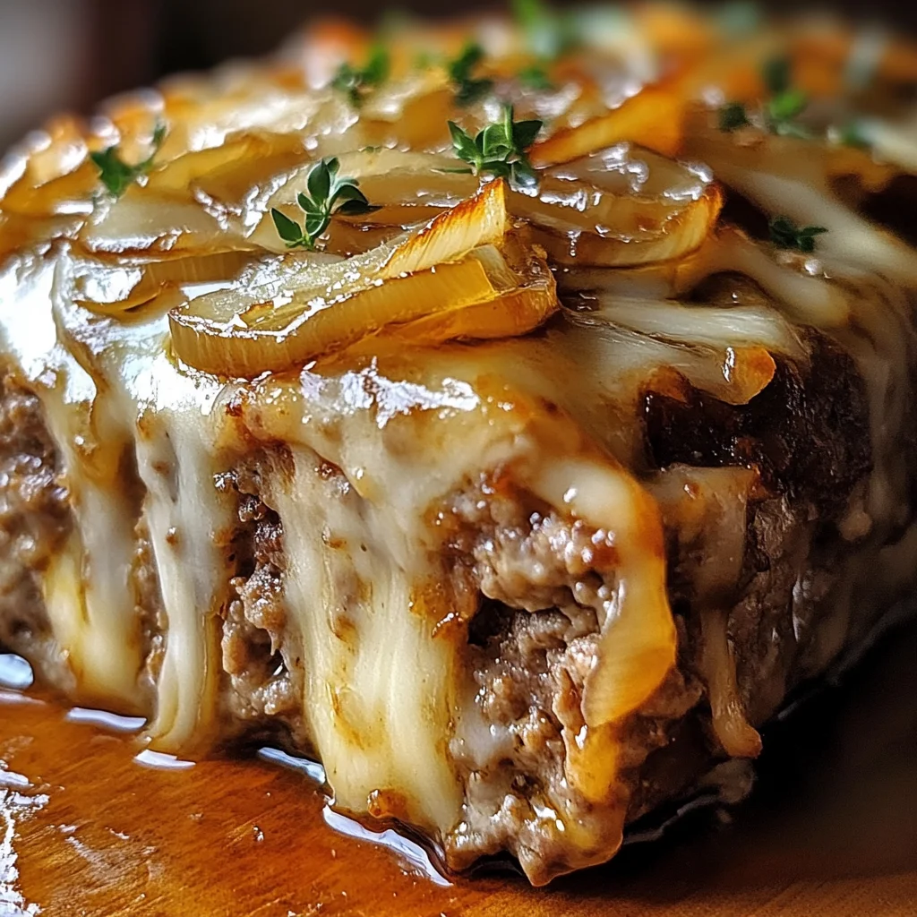French Onion Meatloaf