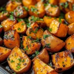 Garlic Butter Roasted Sweet Potatoes: A Delicious and Easy Recipe