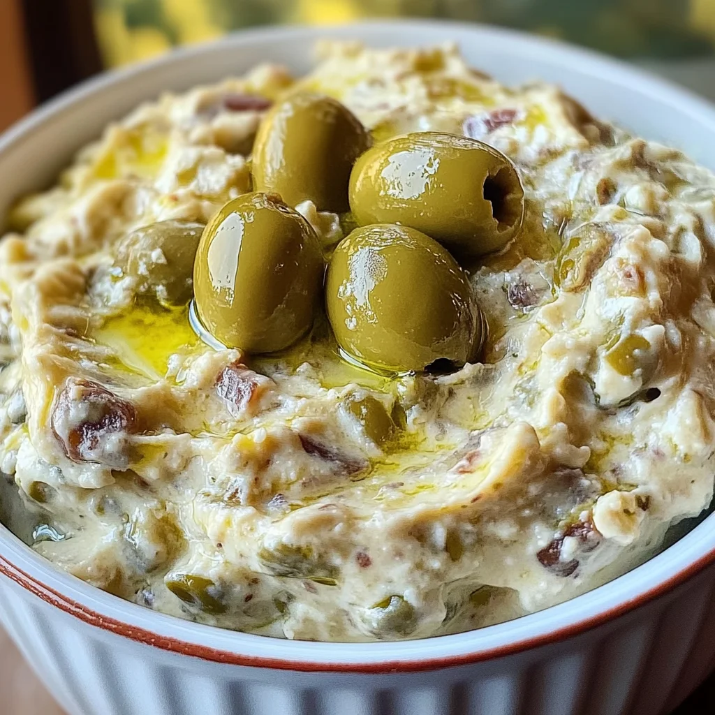 Green Olive Dip – Easy Creamy Party Favorite