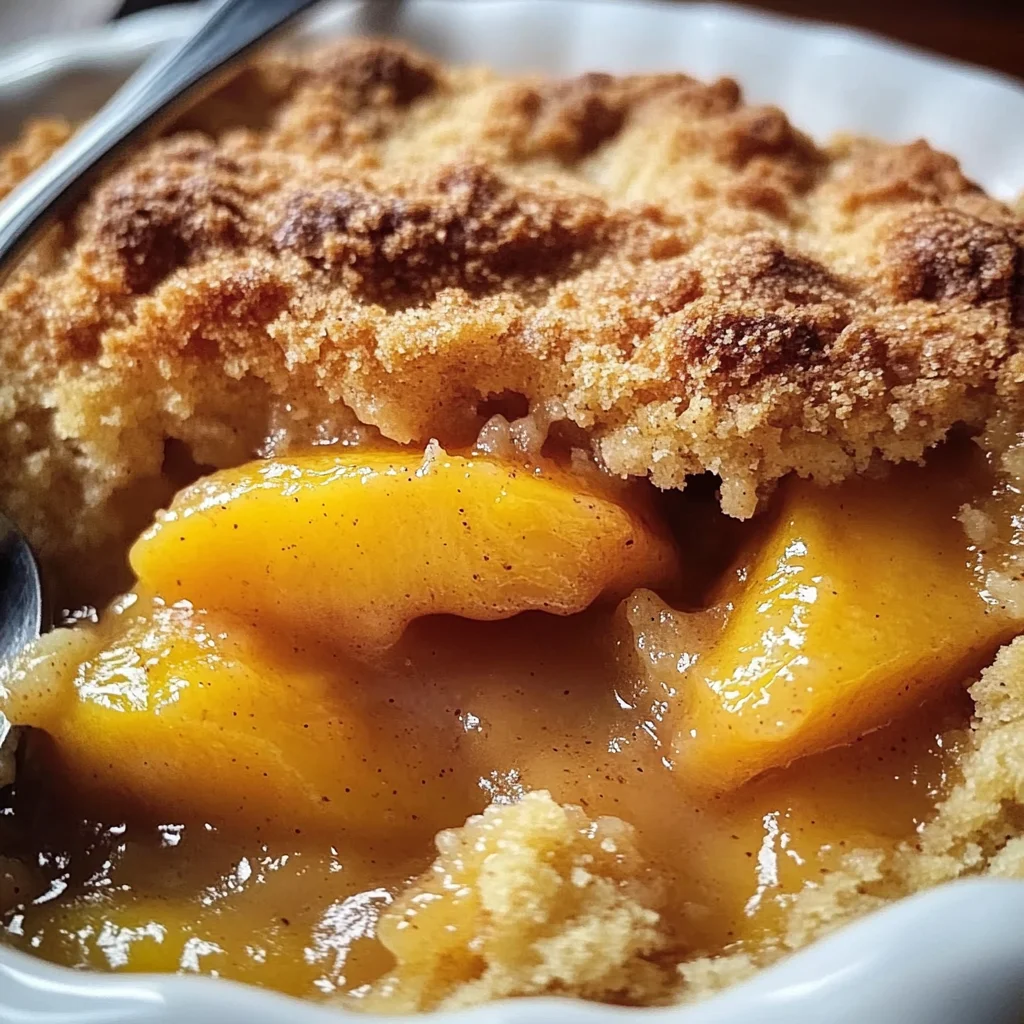 Homemade Peach Cobbler