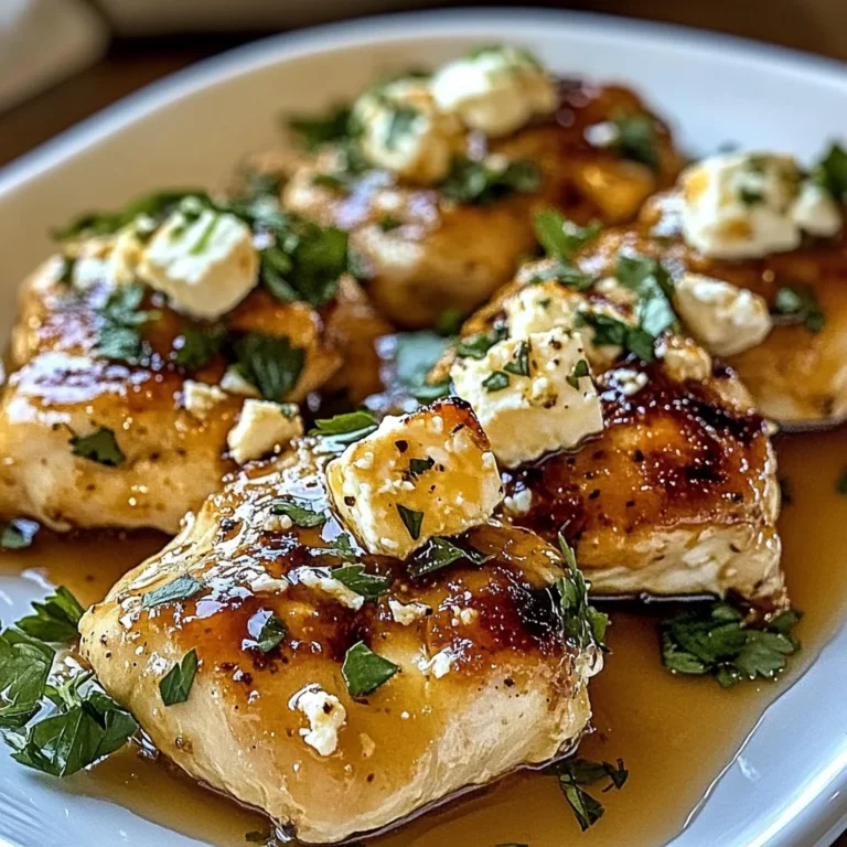 Hot Honey Feta Chicken Dish: A Deliciously Spicy and Savory Recipe