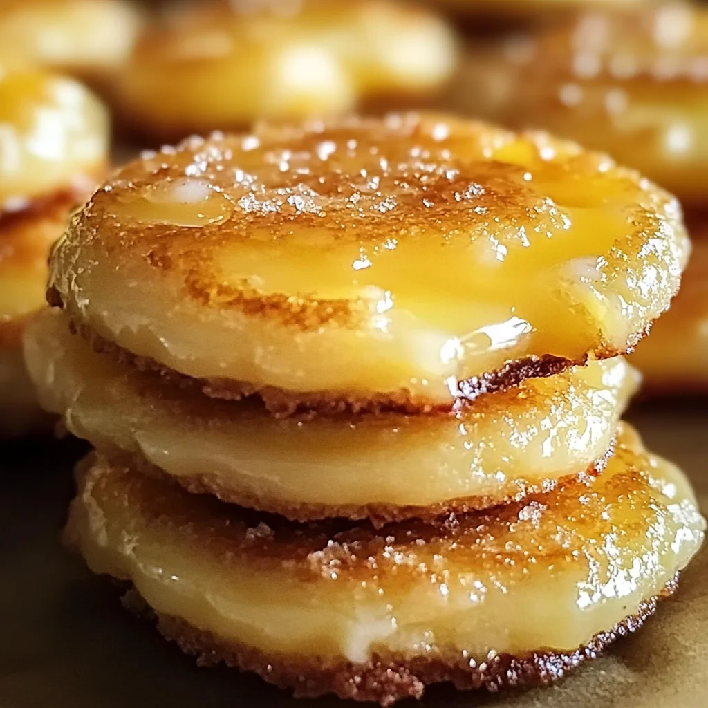 Lemon Curd Crème Brûlée Cookies - Tangy & Sweet Treat