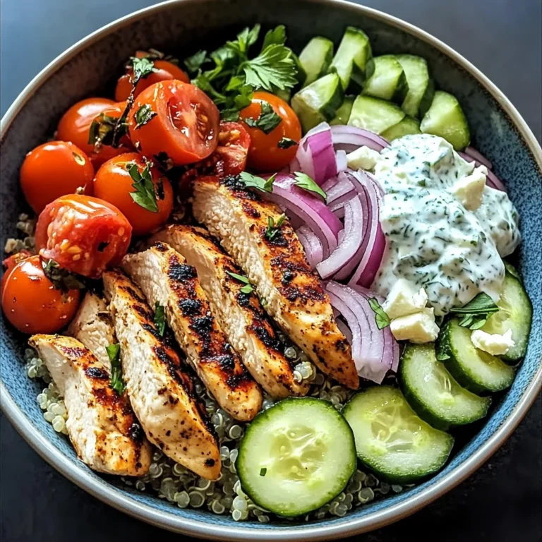 Mediterranean Chicken Bowls
