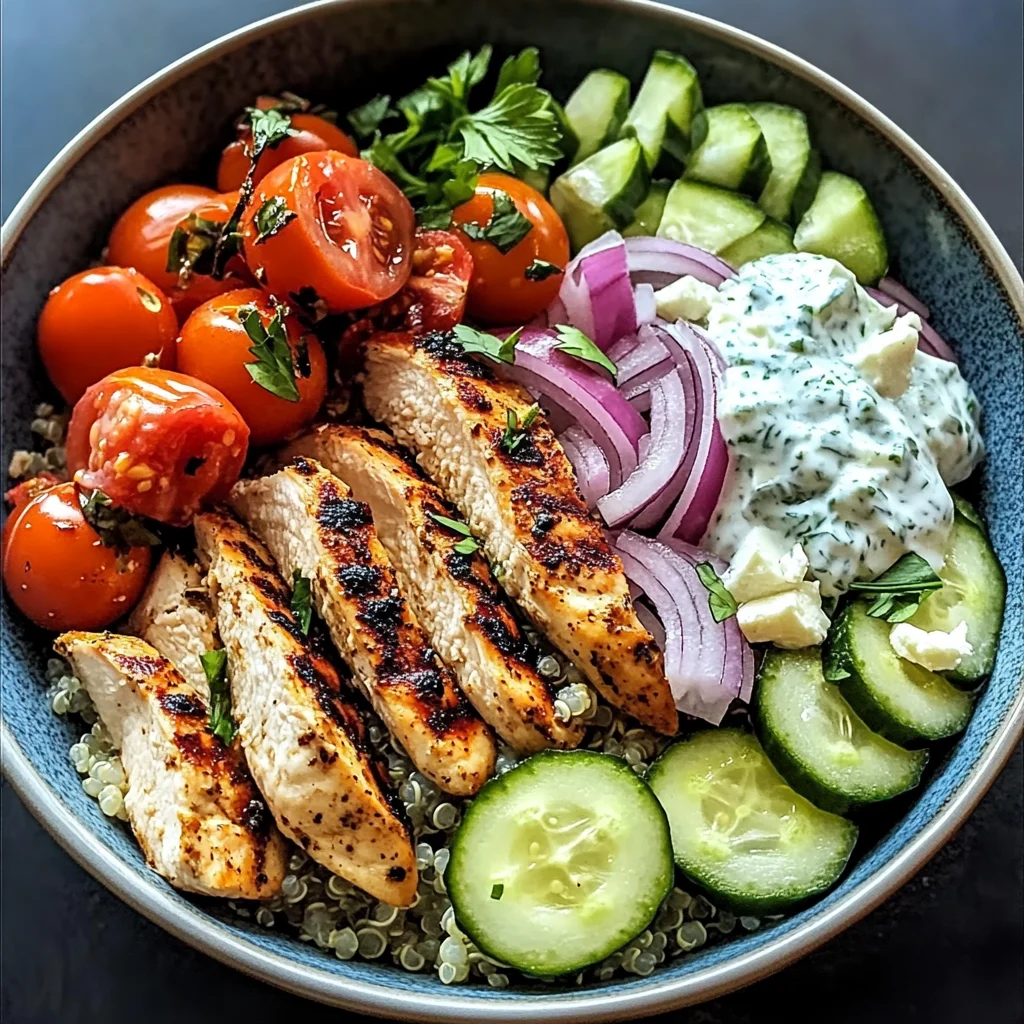 Mediterranean Chicken Bowls