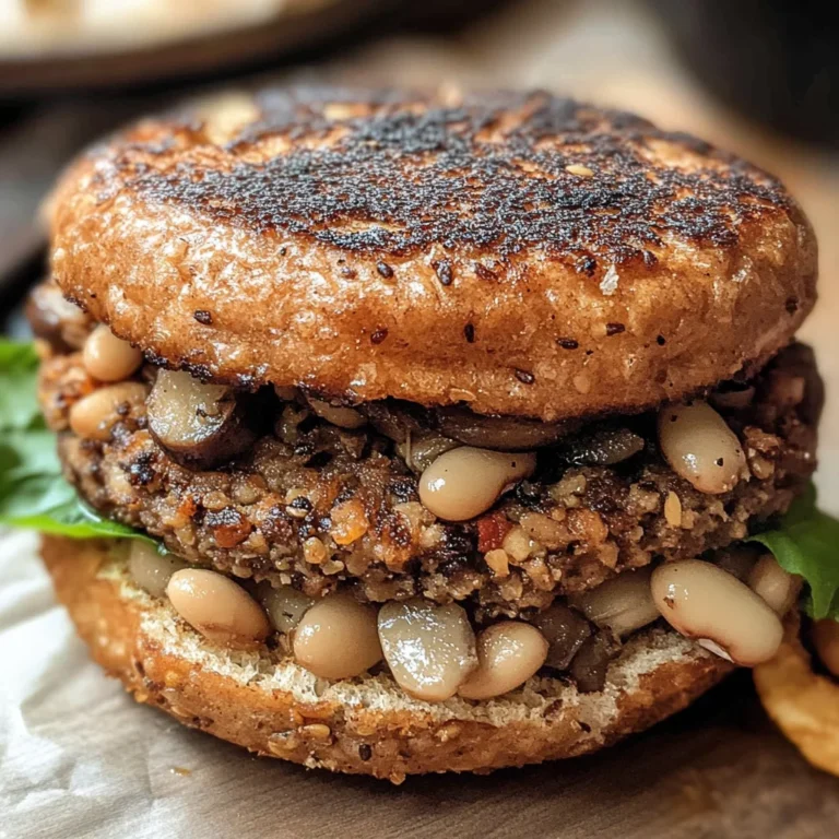 Mushroom Veggie Burgers