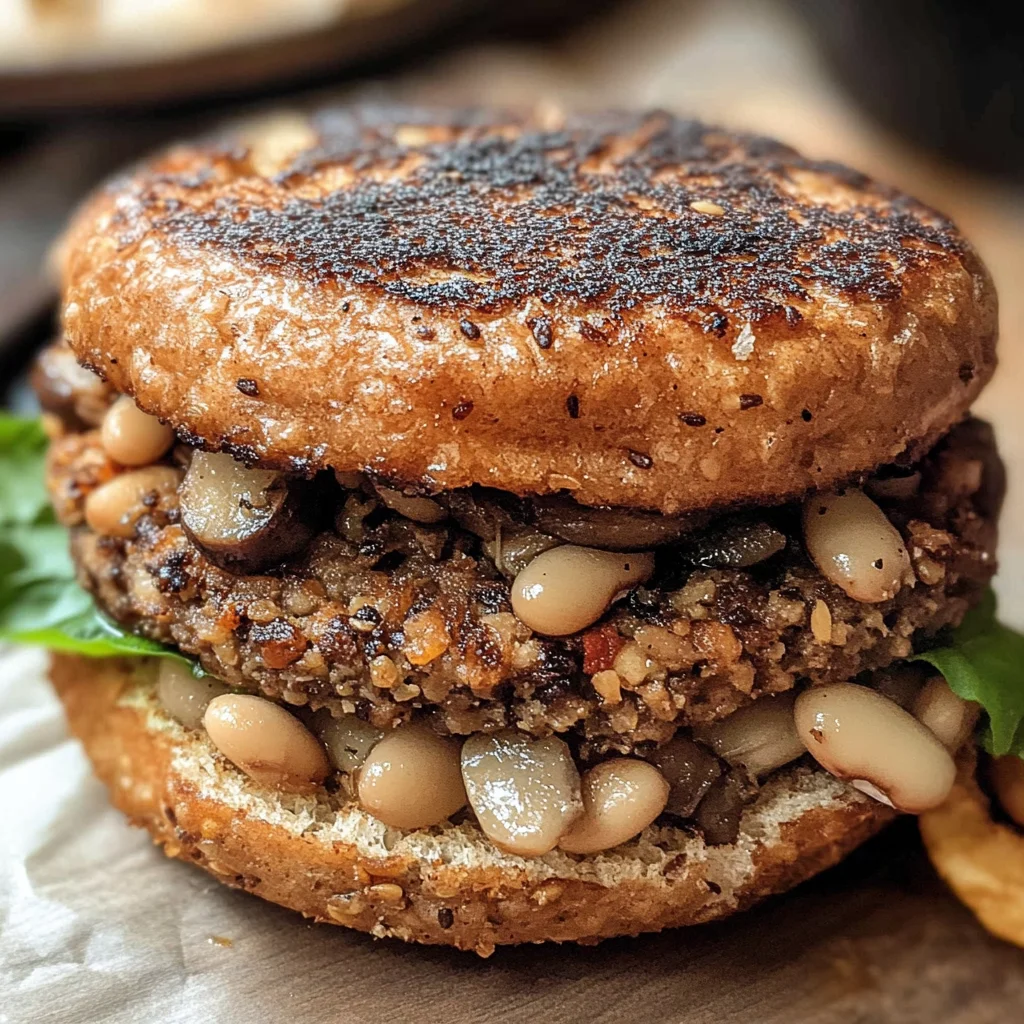 Mushroom Veggie Burgers