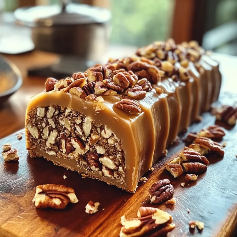 Nana’s 3-Ingredient Pecan Log