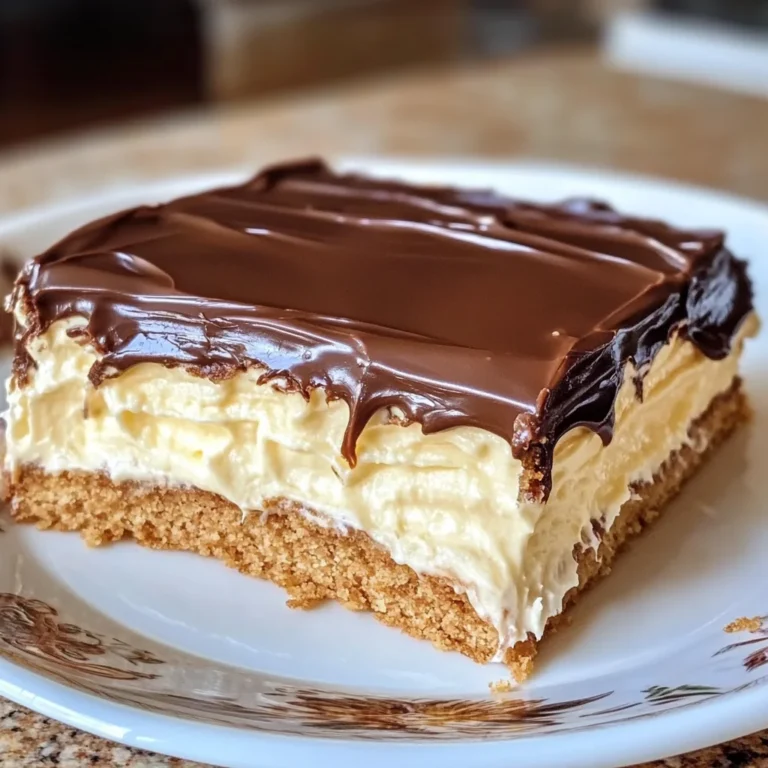 No-Bake Eclair Cake