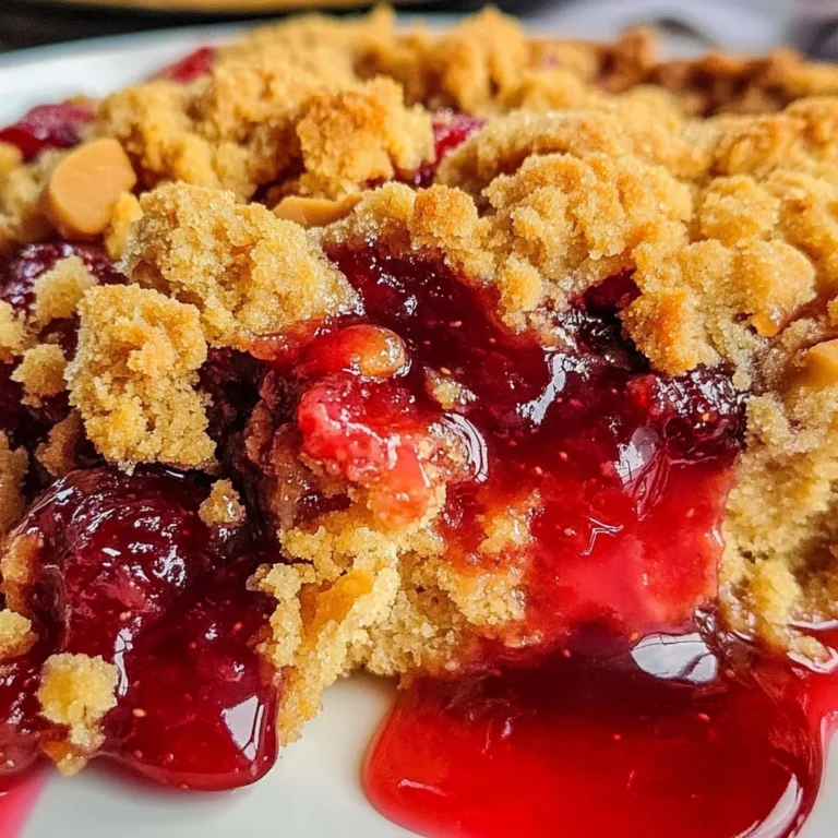 Peanut Butter and Jelly Cobbler