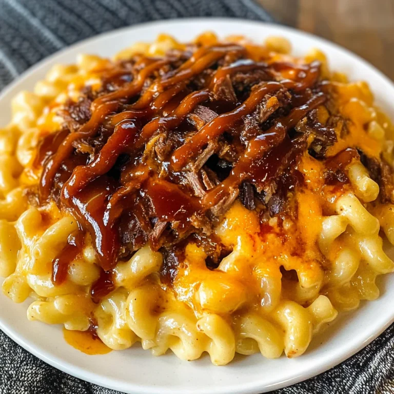 Pulled beef Mac and Cheese