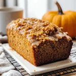 Pumpkin Bread with Maple Glaze