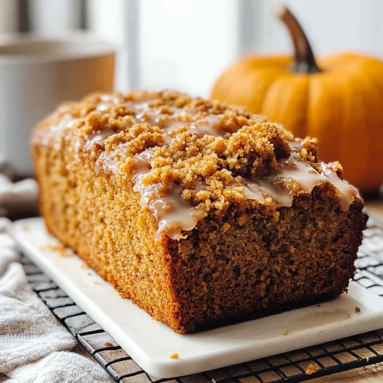 Pumpkin Bread with Maple Glaze