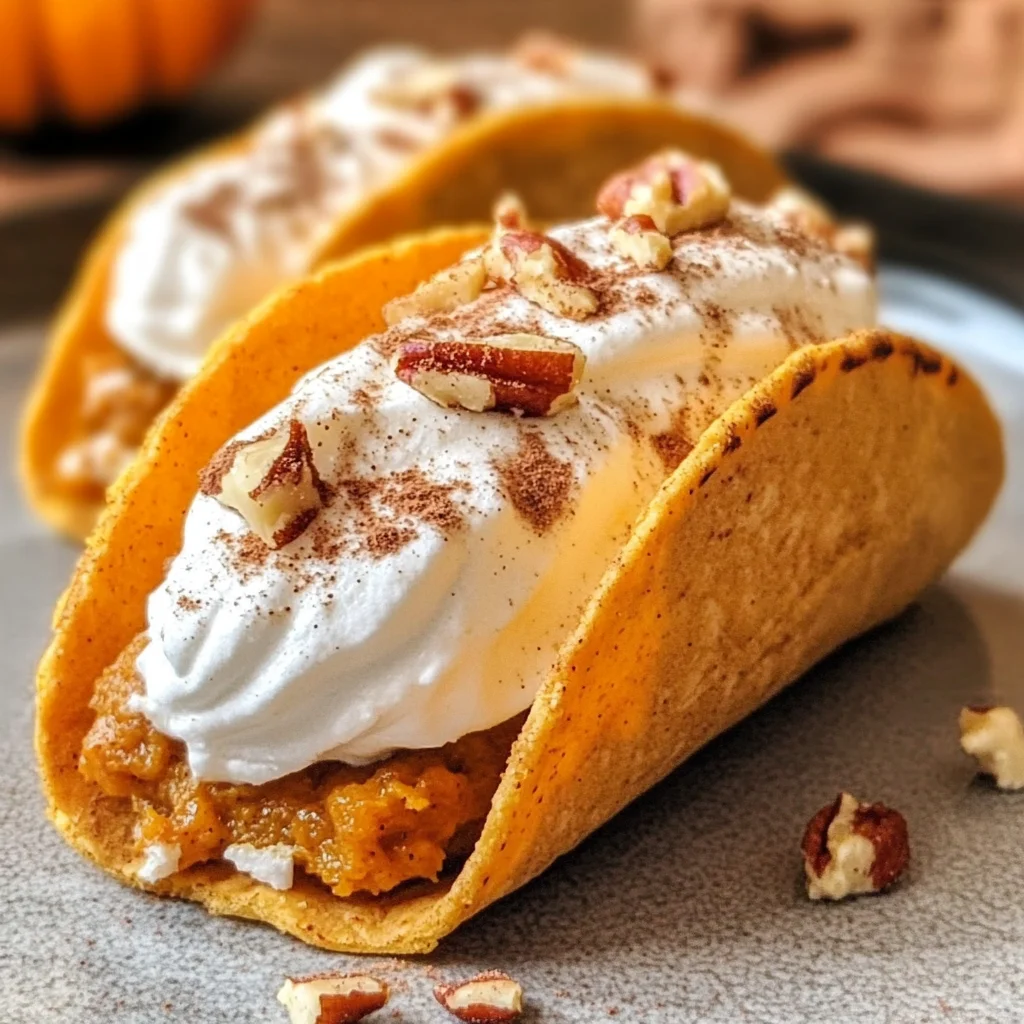 Pumpkin Pie Tacos