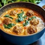 Savor the Comfort: Creamy Italian Meatball Soup to Warm Your Soul