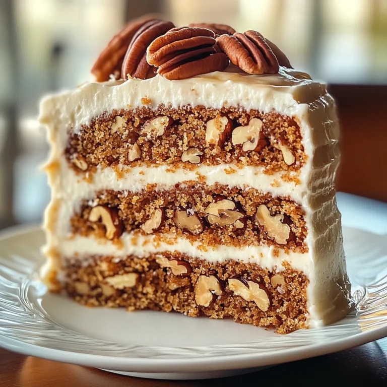 Southern Georgia Pecan Cake Recipe