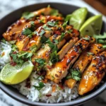 Spicy Maple Chicken with Coconut Rice