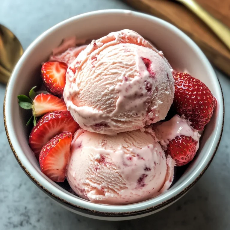 Strawberry Coconut Ice Cream