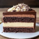 Tuxedo Cake – Triple Chocolate Mousse Cake