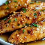 Air Fryer Honey Butter Garlic Chicken Tenders