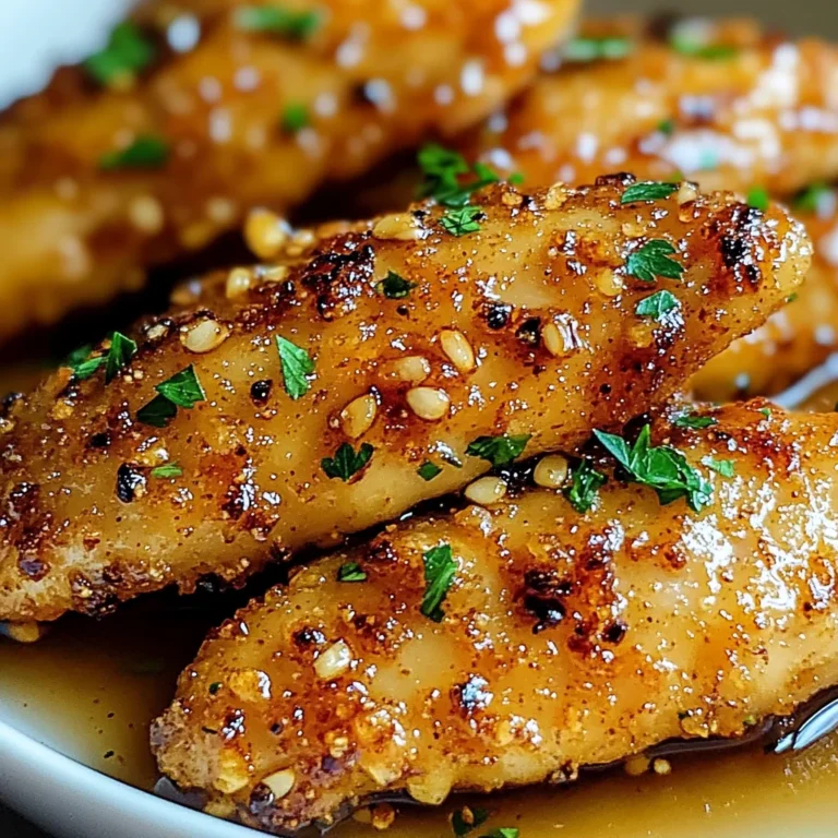 Air Fryer Honey Butter Garlic Chicken Tenders