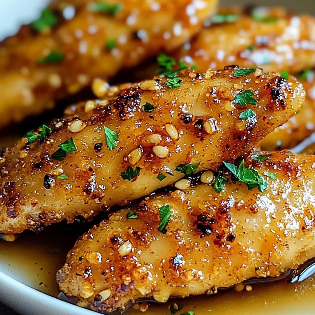 Air Fryer Honey Butter Garlic Chicken Tenders