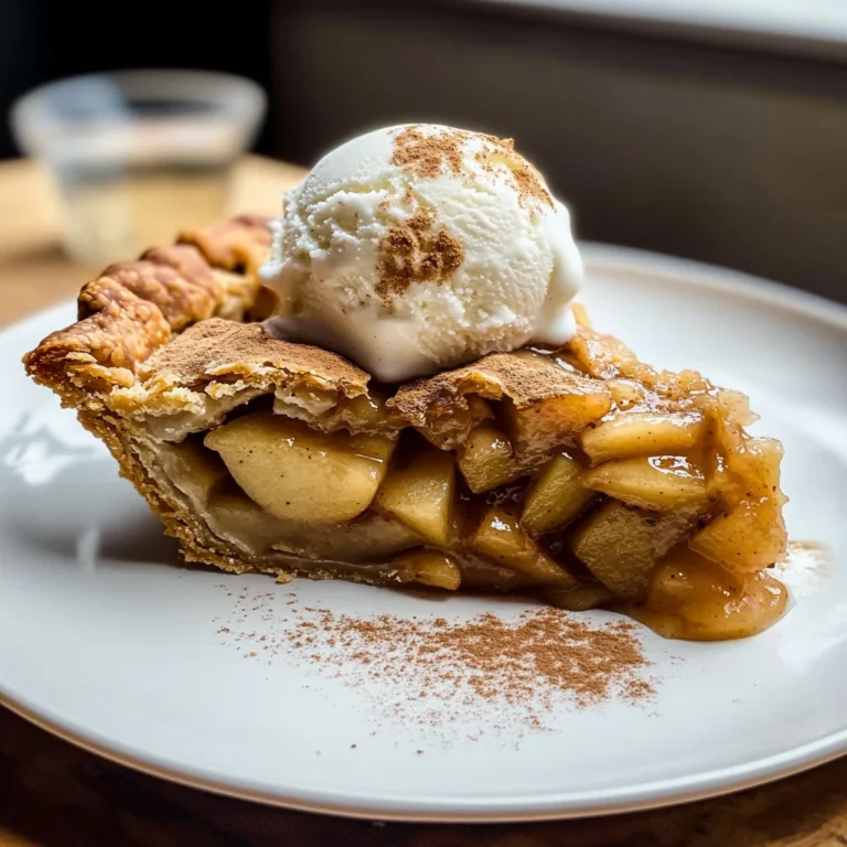Apple Pie à la Mode (Apple Pie with Ice Cream Recipe)