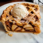 Apple Pie à la Mode (Apple Pie with Ice Cream Recipe)