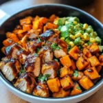 BBQ Chicken Sweet Potato Bowl