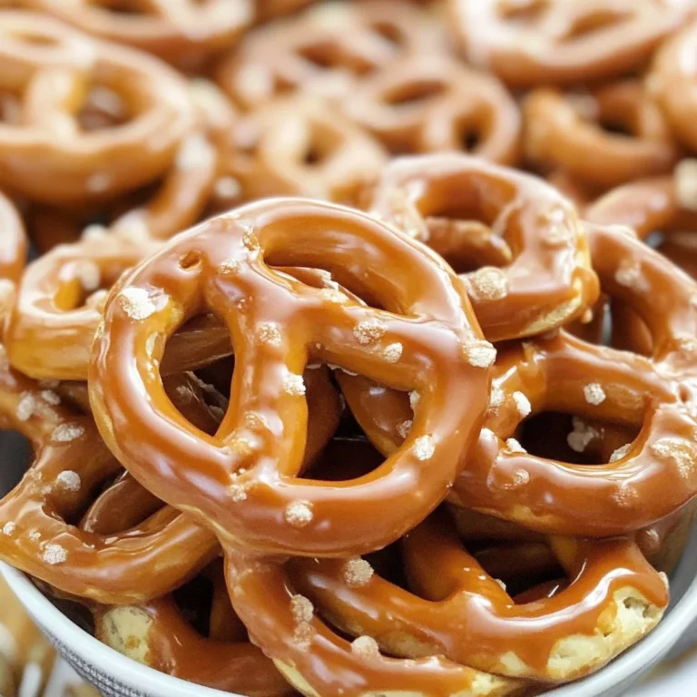 Caramel Pretzels