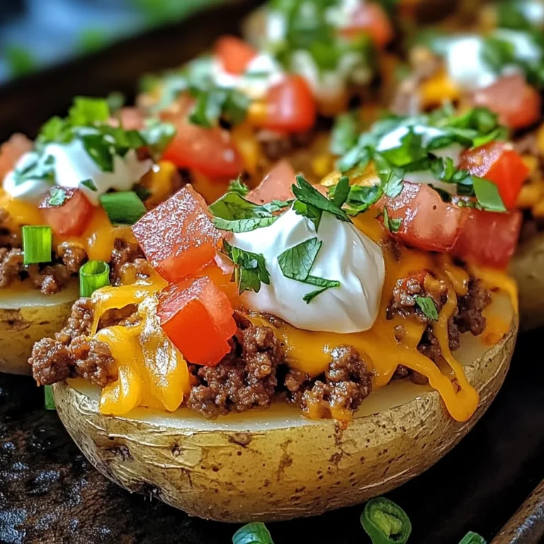 Cheesy Taco Potatoes