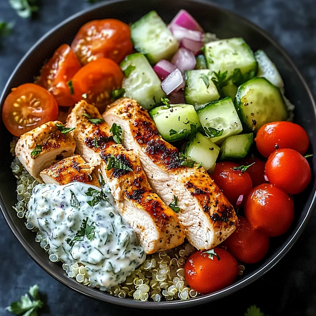 Chicken Tzatziki Bowls