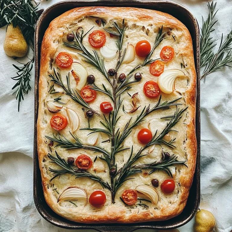 Christmas Tree Focaccia