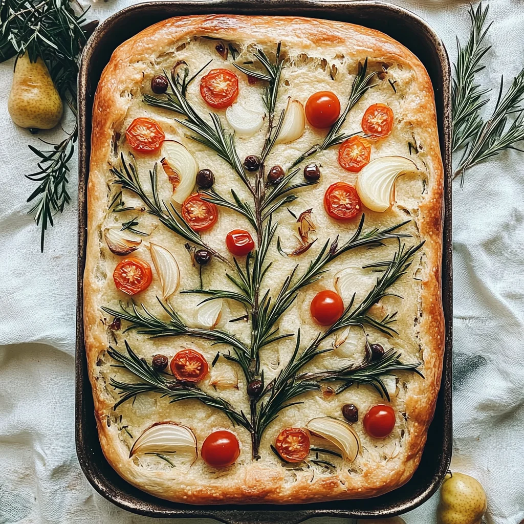 Christmas Tree Focaccia