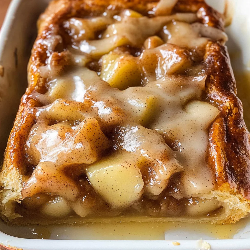 Cinnamon Roll Apple Pie
