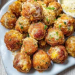 Crispy Hashbrown Sausage Bites