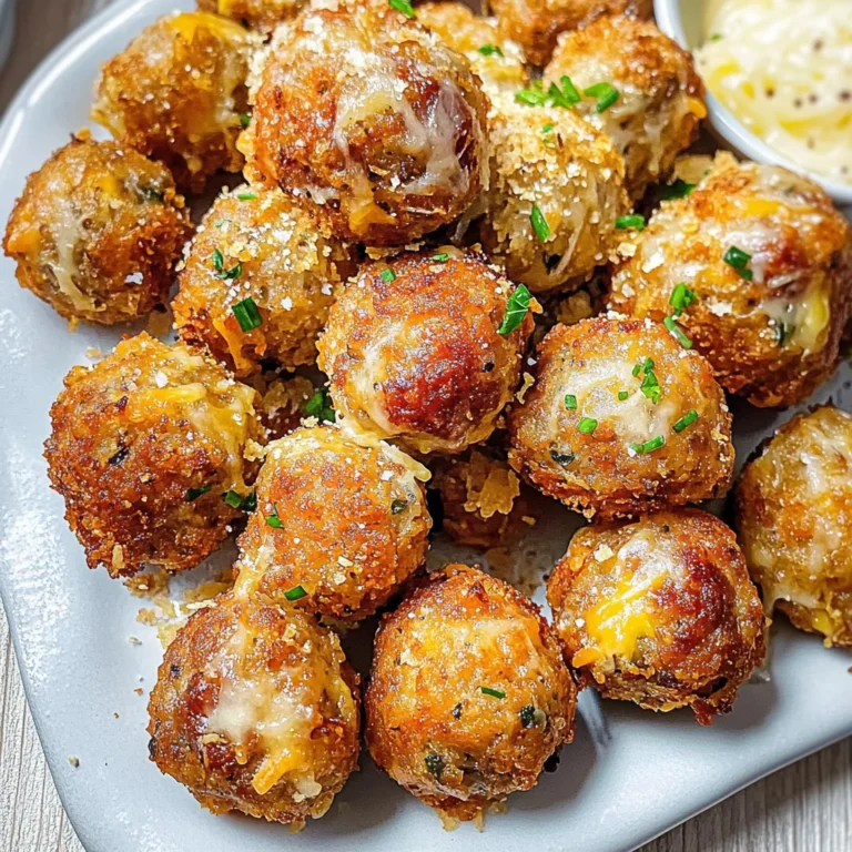 Crispy Hashbrown Sausage Bites