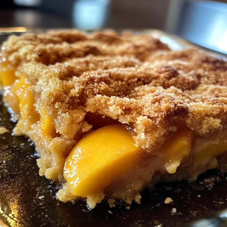 Divine Brown Butter Peach Cobbler: 5-Ingredient Magic