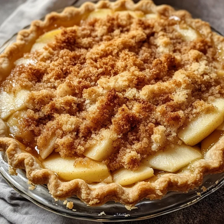Dutch Apple Pie (with a Buttery Crumb Topping)