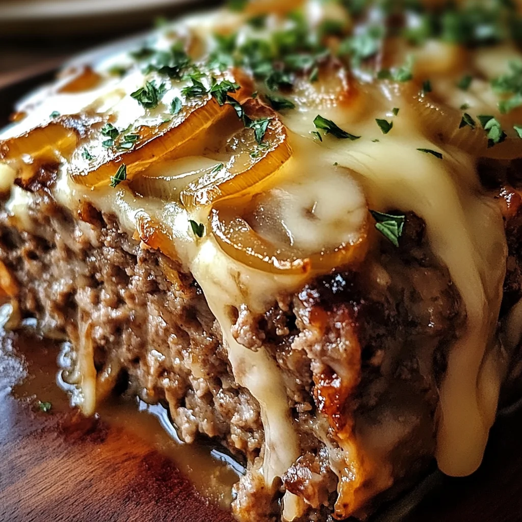 French Onion Meatloaf