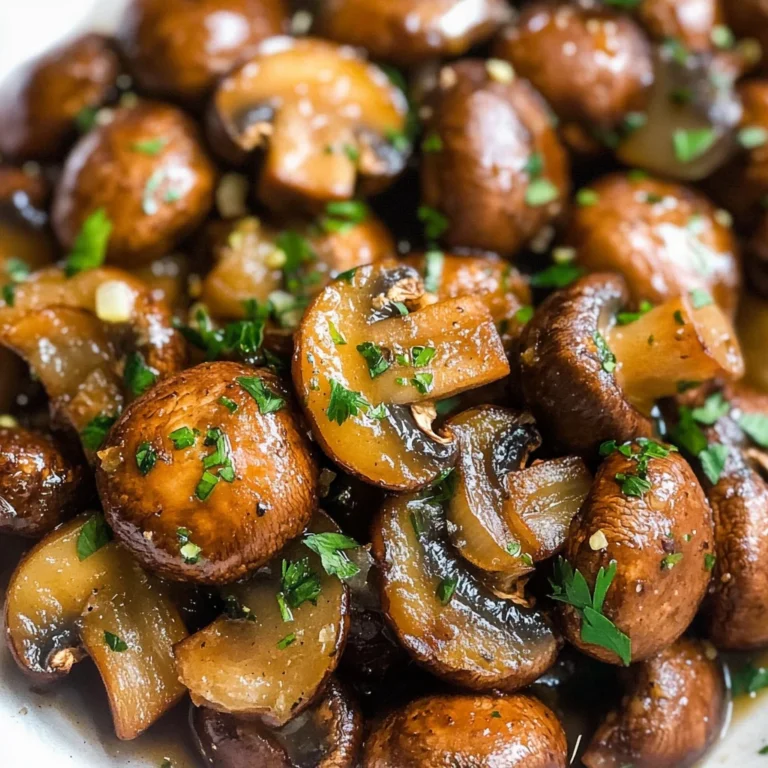 Garlic Butter Mushrooms & Onions