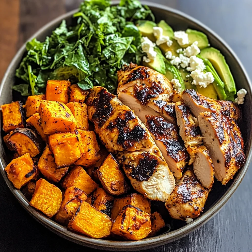 Grilled Chicken & Sweet Potato Bowl