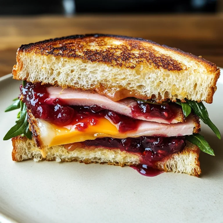 Ham Cheddar Cranberry Melt