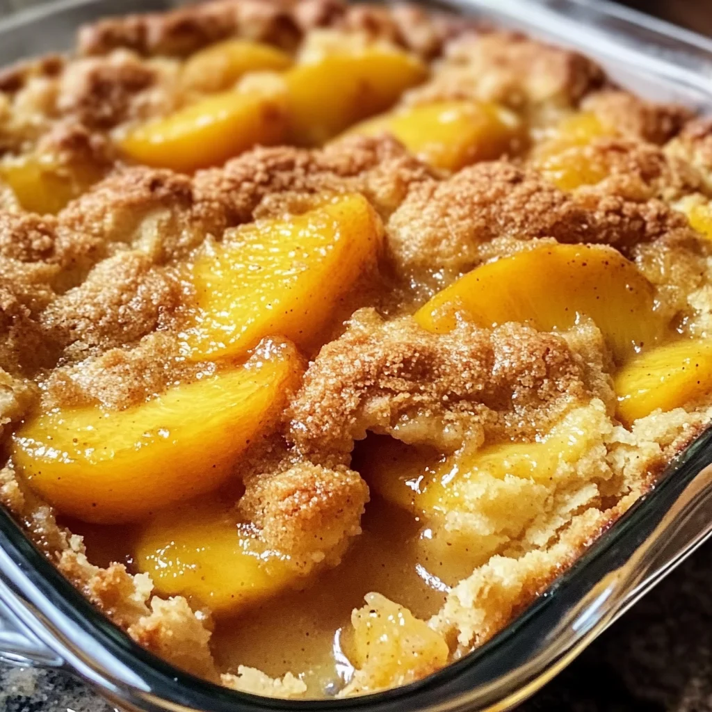 Homemade Peach Cobbler